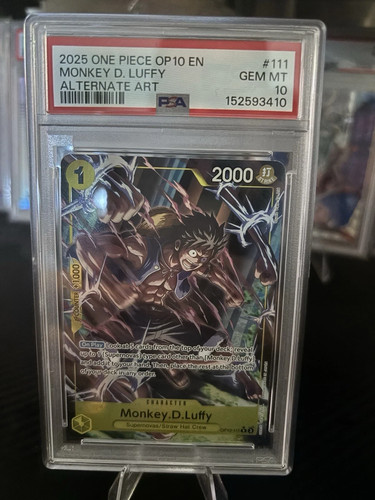Monkey.D.Luffy (Parallel) graded PSA 10 for sale on eBay