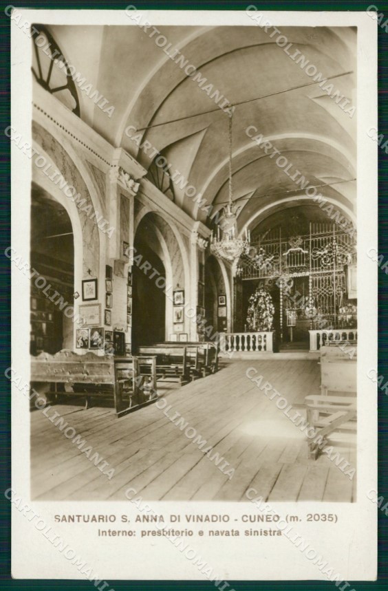 Cuneo Vinadio Santuario Sant'Anna Foto cartolina MT6563