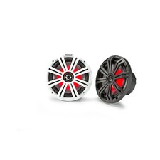 Kicker KM8 8" Marine Speakers LED Charcoal/White - Open Box