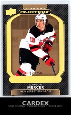 2021-22 Upper Deck Ovation #135 Dawson Mercer Ovation Gold Spectrum #/250
