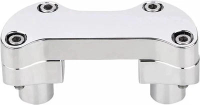 TDZ MOTO TDZ 1 1/4 inch Chrome Handlebar Risers Kit for Harley Fat Boy Softail Dyna Sp...