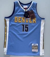 NEW Kids Youth Medium 10/12 Mitchell & Ness Nikola Jokic Denver Nuggets Jersey