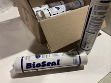 BioSeal Silicone Caulk Sealant, General Purpose, 10.1oz, Translucent , Lot Of 8