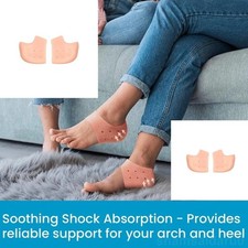 Silicone Heel Protectors Gel Heel Metatarsal Cushion Foot Pain Relief