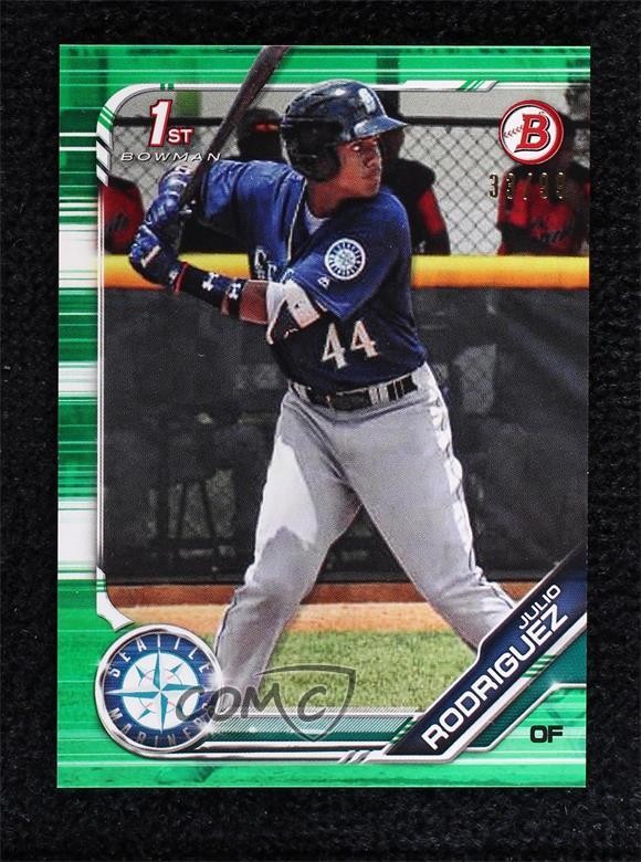 2019 Bowman Prospects Green 33/99 Julio Rodriguez #BP-33 1j2