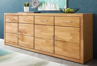 Kommode Sideboard Trondheim Eiche Teilmassiv Breite 200Cm Home Affaire