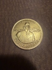 Vintage Star Wars Droids Cartoon JORD DUSAT Action Figure Coin - Original 1985