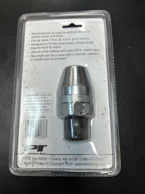Performance Tool W83203 Damaged Bolt and Stud Extractor Tool