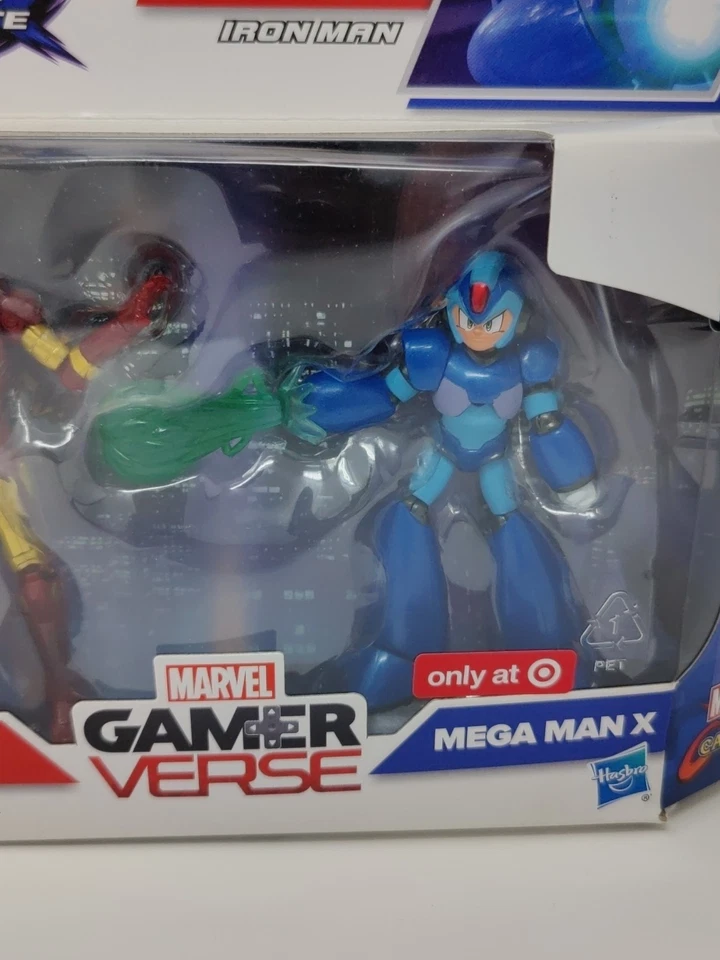 Marvel vs. Capcom Infinite 3,75” IRON MAN VS MEGA MAN X Target exclusivo paquete de 2 Foto 3 de 4