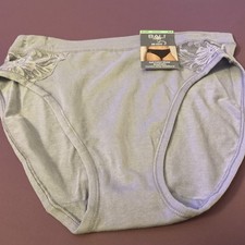 NEW BALI BLUE-GREY HI-CUT BRIEF / EXTRA LARGE / Size 8