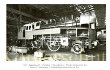 Oryginalne zdjęcie fabryczne - Henschel 1936 22815, LBE 2 w budowie (od 1938 DRB 60 002)
