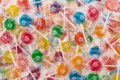 Fruit Lollipops 15lb Box, 880 Count, 9 Flavors, Nut Free - Perfect Office Treat