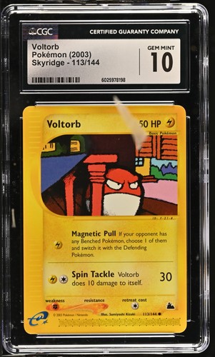 Voltorb graded CGC 10 for sale on eBay