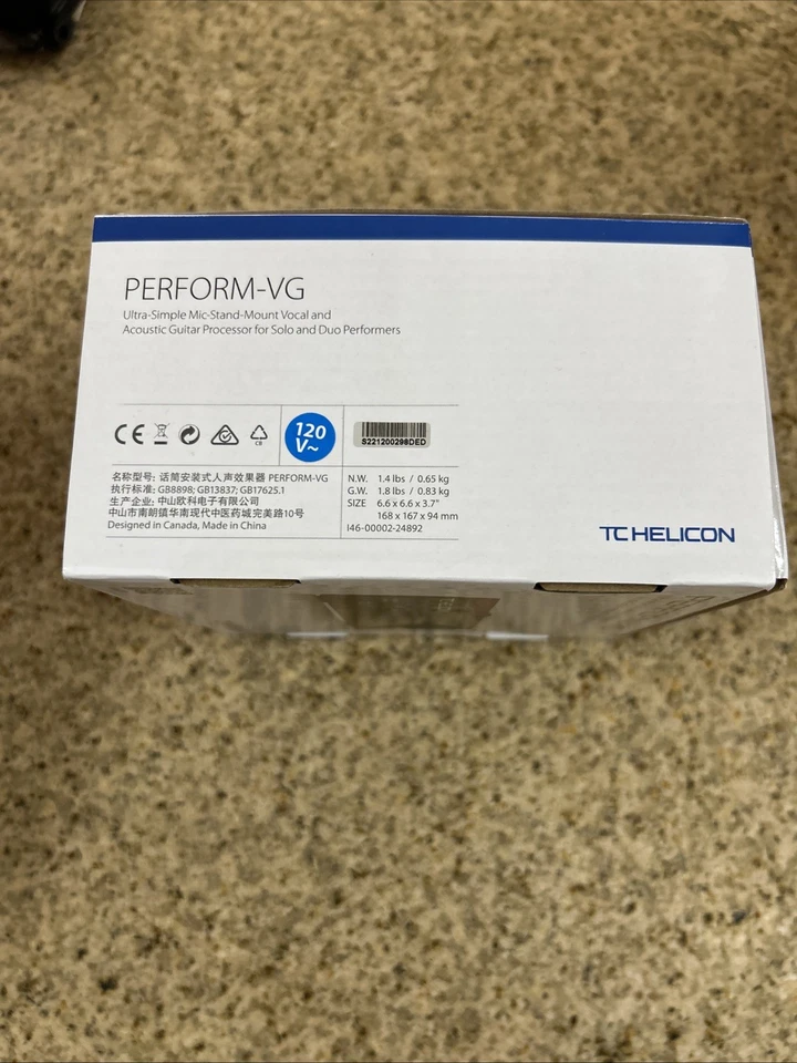 TC Helicon Vocal Effects Processor, Burgundy - New In Box Free Shipping - Image 3 of 4