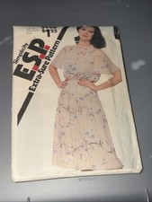 Simplicity Sewing Pattern 5140 Misses Pullover Dress 12 14 16 Uncut Vintage 1981