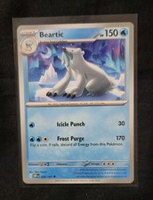 Beartic 054/197 Pokemon TCG Card OBF OBSIDIAN FLAMES Near Mint NM