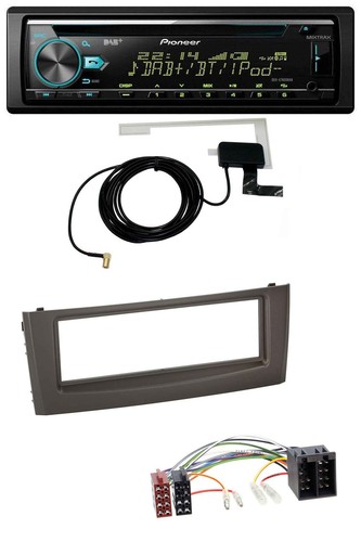 Pioneer MP3 AUX CD USB DAB Autoradio für Fiat Grande Punto Punto ab 05 schwarz - Bild 1 von 8