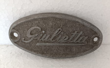 Peripoli Giulietta scritta fregio logo targhetta carter motore