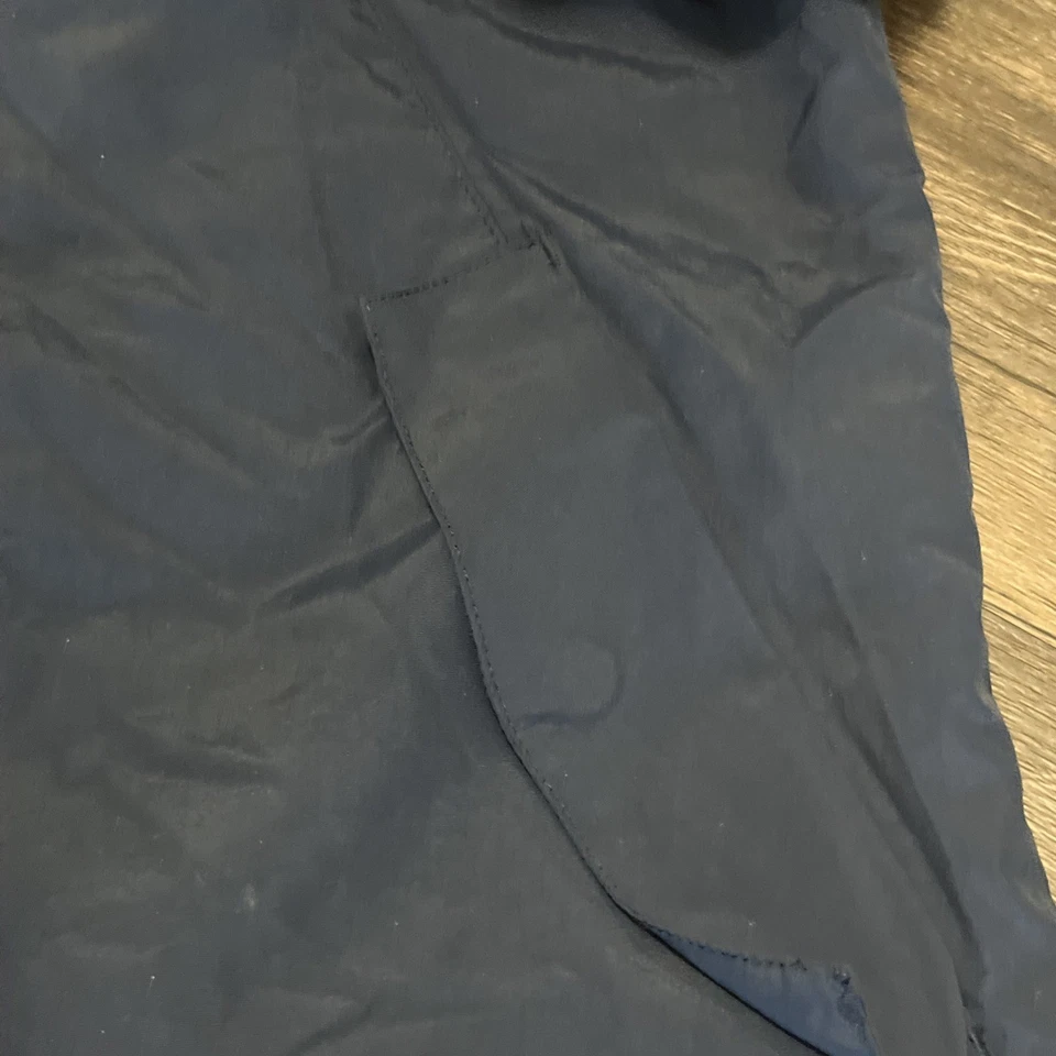 Chaqueta Five Four Los Angeles 1980 para hombre talla M azul cierre a presión algodón nailon Foto 4 de 4