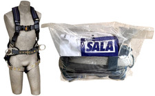 3M DBI-SALA ExoFit 1110179 (XXL) Fall Protection Body Harness, Blue, w/ Belt