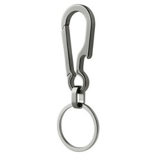 Titanium Carabiner Keychain Multi Functional Lightweight Outdoor Keychain Min...