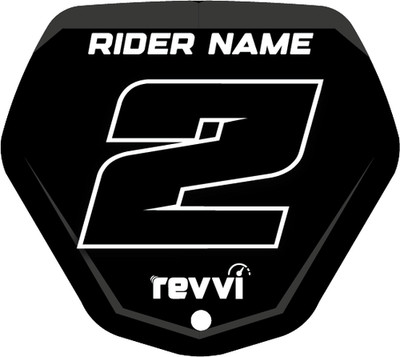 Revvi 12 - 16 Zoll Plus individuelle vordere Nummerntafel Schild Grafik Aufkleber Abziehbild 22