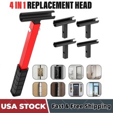 Door Hinge Adjustment Tool 4 in 1 Hinge Gap Adjusting Wrench Kit with Rubber Gri