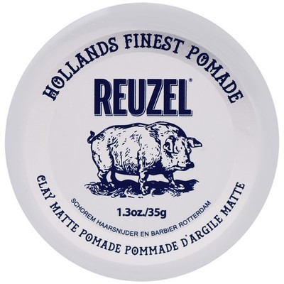 Reuzel Clay Matte Pomade 35g   mattes Finish, starker Halt, parabenfrei