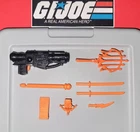 GI Joe Cobra Night Creeper Leader 1993 Complete Weapons Set Original 90's Hasbro