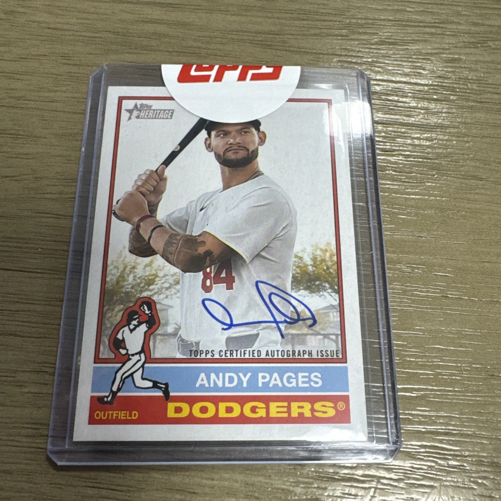 2025 Topps Heritage - Real One Autographs Andy Pages #ROA-APA (AU)