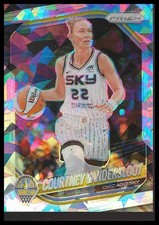 2025 Panini Prizm WNBA #124 Courtney Vandersloot Ice Prizms Chicago Sky