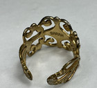 Vintage Sarah Coventry "Golden Lace" (1974) Ring — photo 4