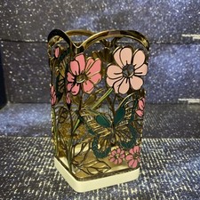 Bath  Body Works Butterflies In The Garden Metal Foaming Soap Holder Sleeve