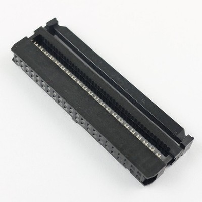 5Pcs Black 2.54mm Pitch 2x22 Pin 44 Pin IDC Female Header Cable Connector FC-44 