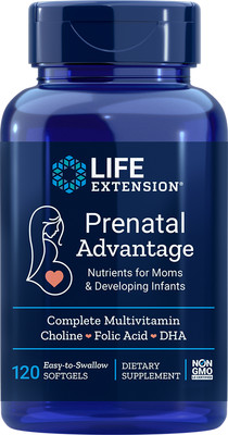 Life Extension Prenatal Advantage 120 Softgels