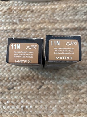 MATRIX Color Sync Demi-Permanent Hair Color 2 Oz 2 Pack- Shade 11N