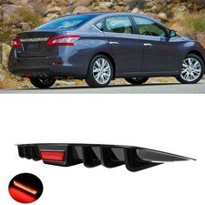 Black Rear Bumper Diffuser Body Kit W Led Brake Tail Light For Nissan Altima Black Rear Bumper Diffuser Body Kit W Led Brake Tail Light For Nissan Altima
