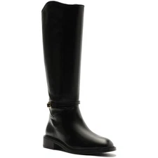 Arezzo Womens A133460006 Buckle Leather Knee-High Boots BHFO 1028