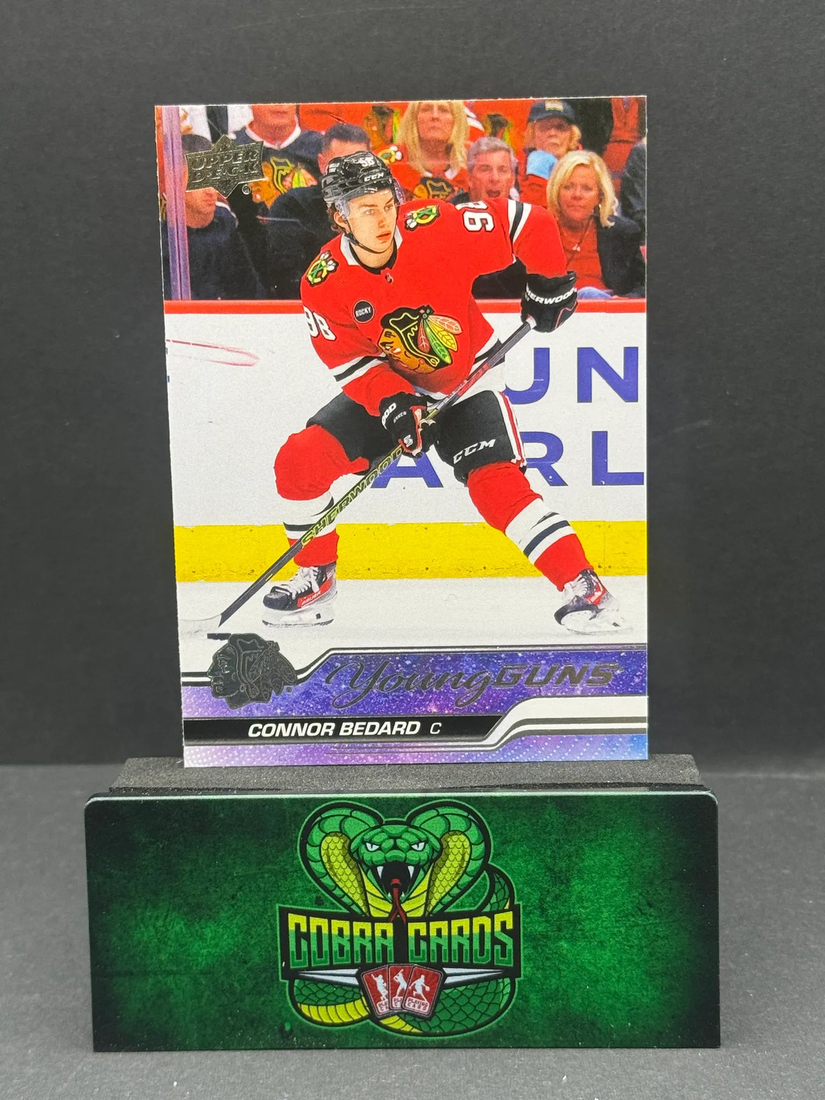 2023-24 Upper Deck Series 2 Young Guns Connor Bedard #451 Silver Outburst