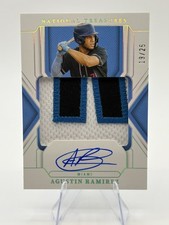 2025 Panini NT - Treasured Material Signatures Agustin Ramirez #TMS-AR Gold /25