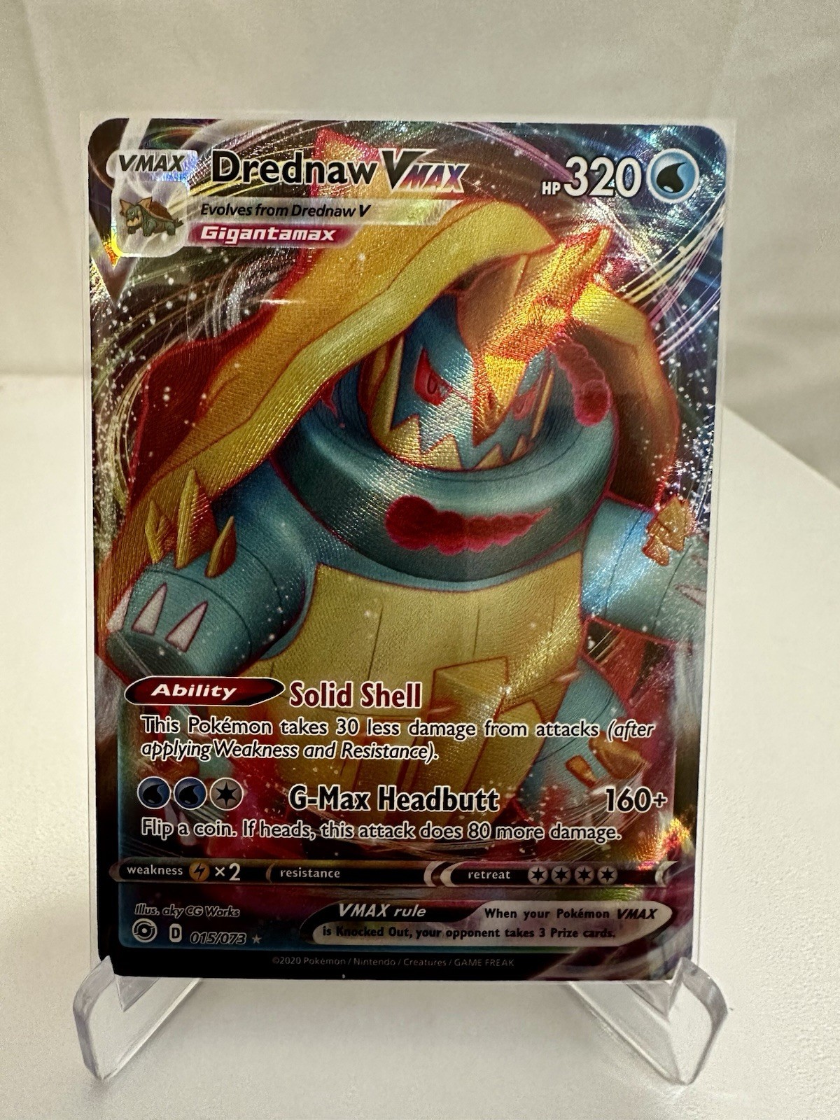 Drednaw VMAX 15/73 Pokémon Champion's Path NM