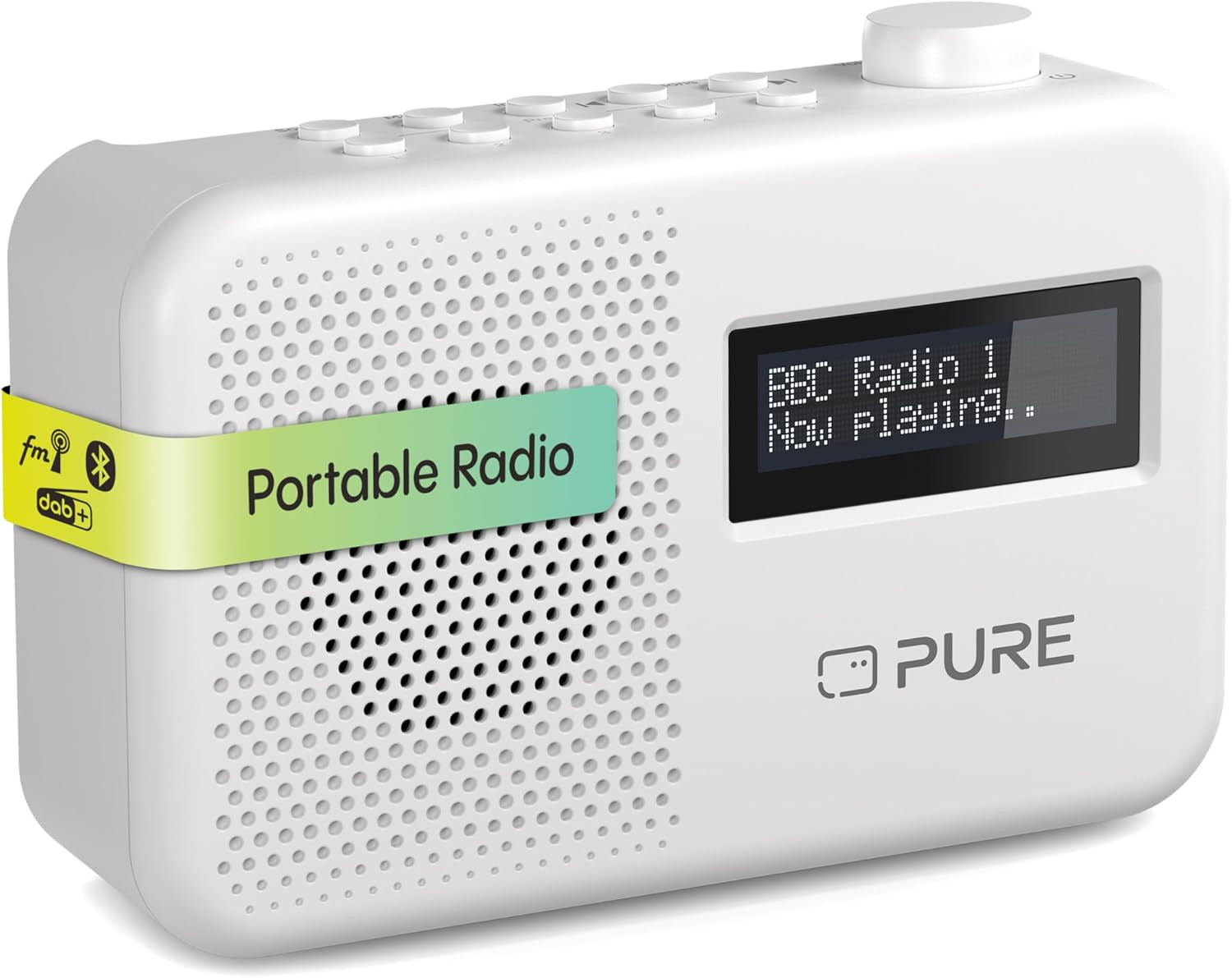 Elan One2 Radio Portatile DAB+/FM Con Bluetooth 5.1 (Display LCD, 10 Tasti Di Me