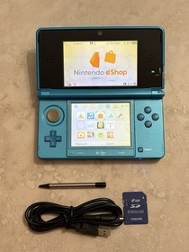 Nintendo 3DS Console Blue Edition With Charger US SELLER Read Description