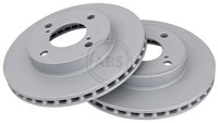 2X Bremsscheibe A.B.S. 18620 FüR Suzuki Ignis 3 MF FF ATK412 Allgrip Hybrid