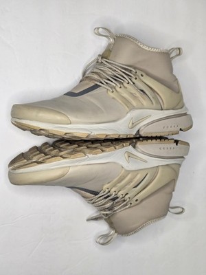 Nike Air Presto Mid Utility String Womens 10 Tan Shoes 859527-200