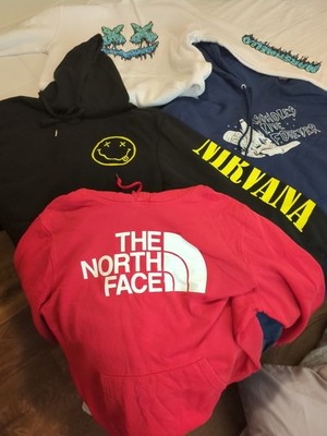 Y2K Hoodie Sweatshirt Lot Vintage Rare rock,music,skate,#10 hoodies for a $75