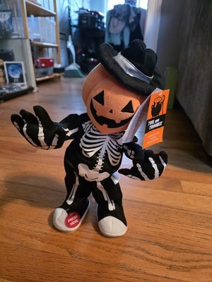 Dancing Halloween Skeleton I'm Scary & I Know It Sound n Light Animatronics TAGS