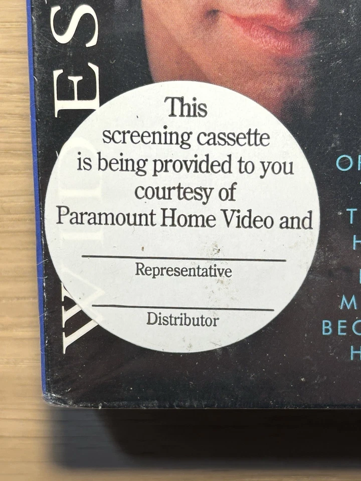 Rare SEALED Promotional Face/Off VHS Promo Copy Travolta Cage 1998 Paramount - Image 2 of 4