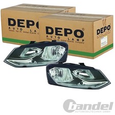 2x DEPO H7/H7 W5W WY21W SCHEINWERFER SATZ passend für VW POLO LINKS+RECHTS