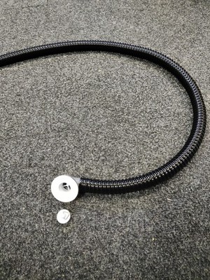 Winkelspüle Ablaufstutzen 19 mm mit 5 m Gummi Noppenschlauch Wohnwagen / Wohnmobil